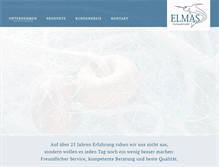 Tablet Screenshot of elmas-fischhandel.com